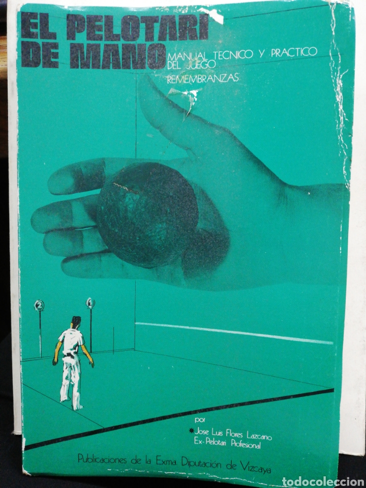 Libros de segunda mano: El pelotari de Mano J. L. Flores Lazcano Manual t&eacute;cnico y pr&aacute;ctico PELOTA MANO