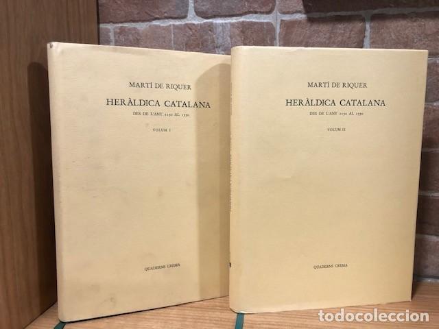 Libros de segunda mano: HER&Agrave;LDICA CATALANA. ( 2 vol. ). Marti de Riquer. Quaderns Crema - Foto 1