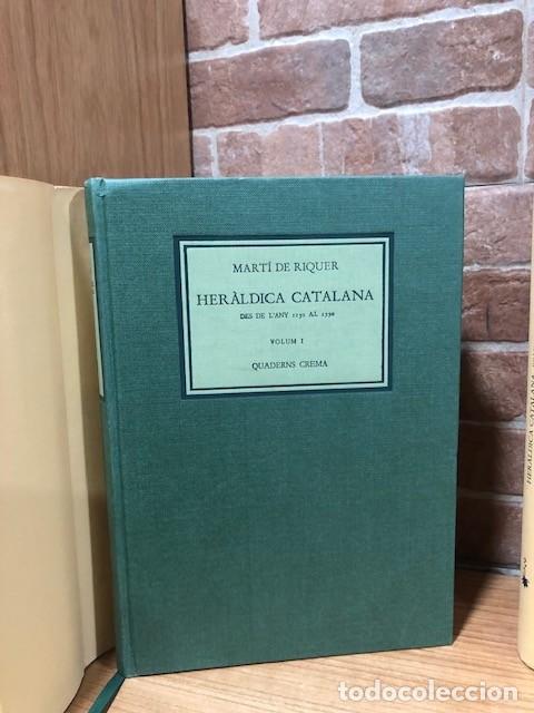 Libros de segunda mano: HER&Agrave;LDICA CATALANA. ( 2 vol. ). Marti de Riquer. Quaderns Crema - Foto 2