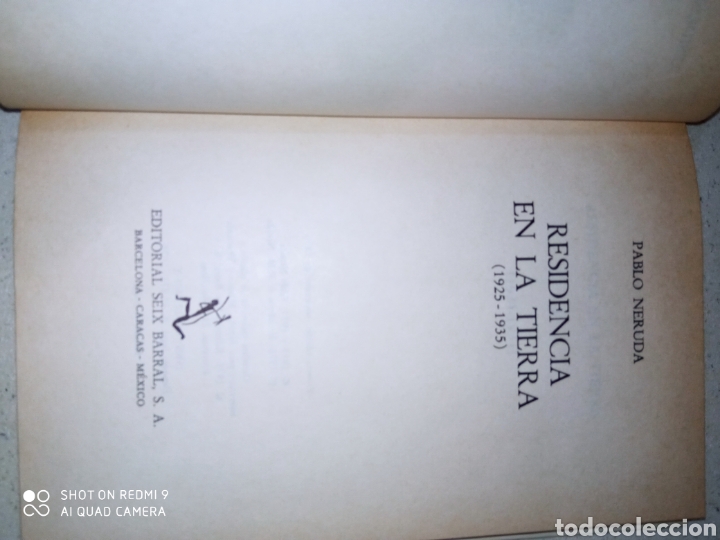 Libros de segunda mano: Residencia en la Tierra Pablo Neruda 1Edicion 1976 - Foto 2