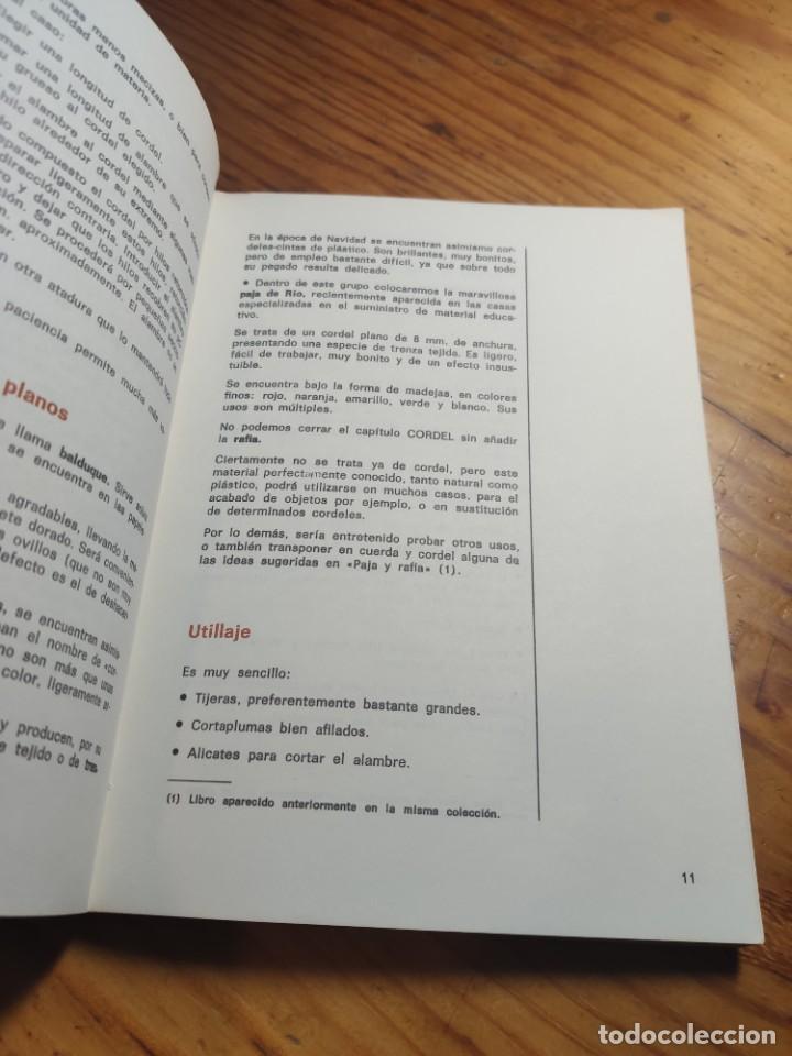 Libros de segunda mano: Cuerda y cordel. 100 ideas. Hogar del libro. - Foto 5
