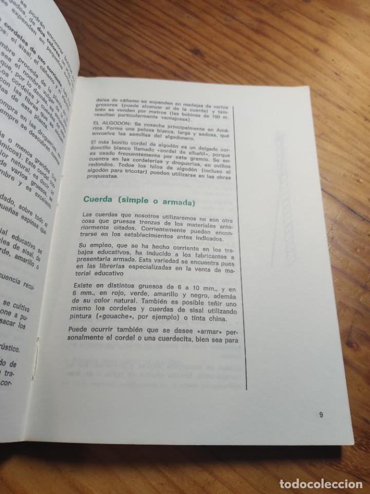 Libros de segunda mano: Cuerda y cordel. 100 ideas. Hogar del libro. - Foto 6