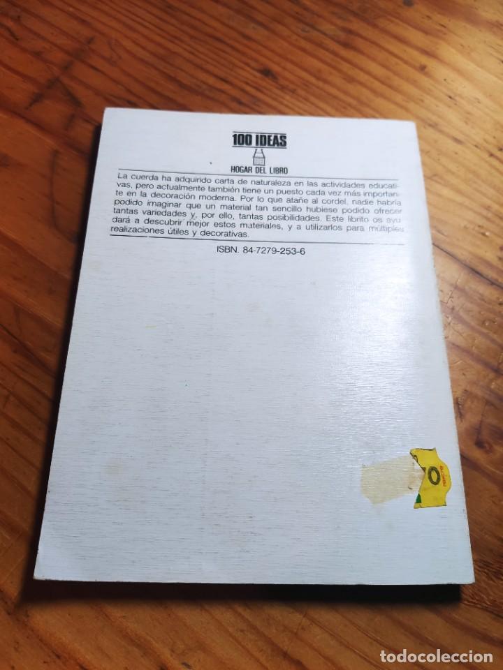 Libros de segunda mano: Cuerda y cordel. 100 ideas. Hogar del libro. - Foto 7