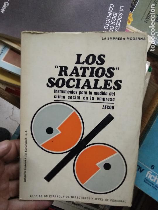 Libros de segunda mano: Los ratios sociales, Afcod. L.21489-72 - Foto 1