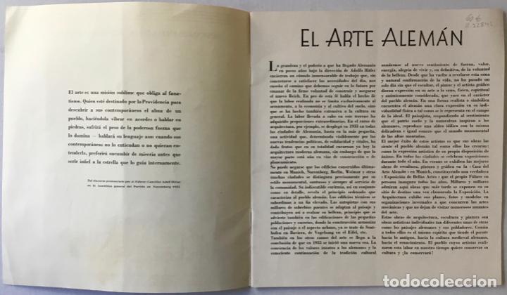Libros de segunda mano: DESENVOLVIMIENTO DE ALEMANIA DESDE 1933. EL ARTE. - Foto 2