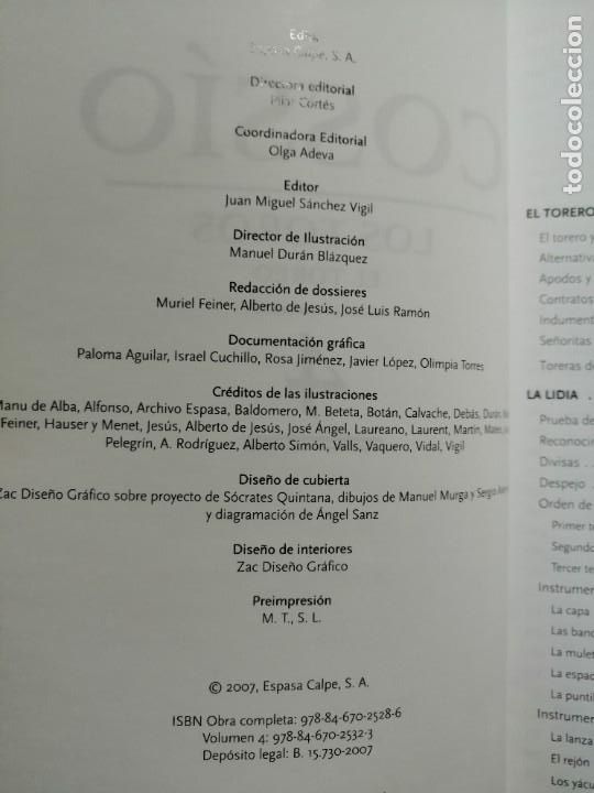 Libros de segunda mano: COSIO LOS TOROS: EL TOREO 4. EDITORIAL ESPASA 2007 - Foto 4
