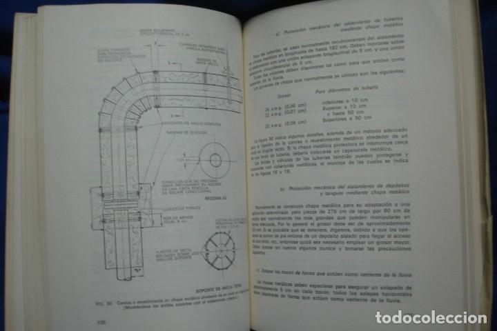 Libros de segunda mano: AISLAMIENTO T&Eacute;RMICO DE TUBER&Iacute;AS Y DEP&Oacute;SITOS - E.E.U.A. - ED. LABOR 1976 - Foto 3