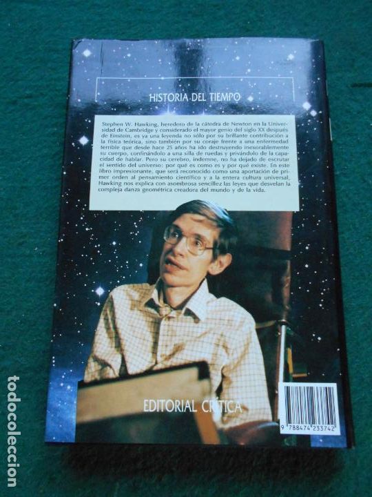 Libros de segunda mano: HISTORIA DEL TIEMPO STEPHEN W. HAWKING - Foto 2