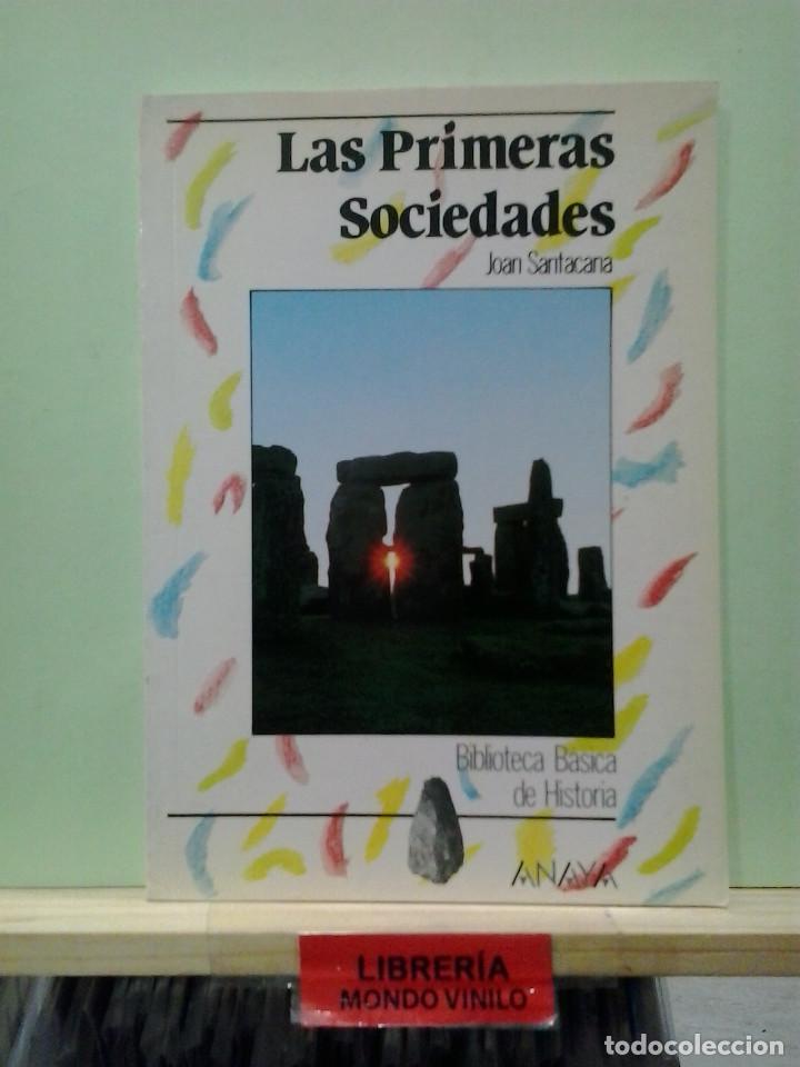 Libros de segunda mano: Las primeras sociedades. Joan Santacana - Foto 1