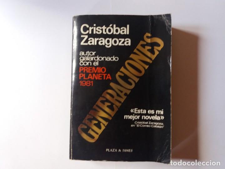 Libros de segunda mano: GENERACIONES - CRISTOBAL ZARAGOZA - Foto 1