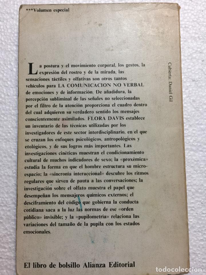Libros de segunda mano: La comunicaci&oacute;n no verbal - Flora Davis - Foto 4