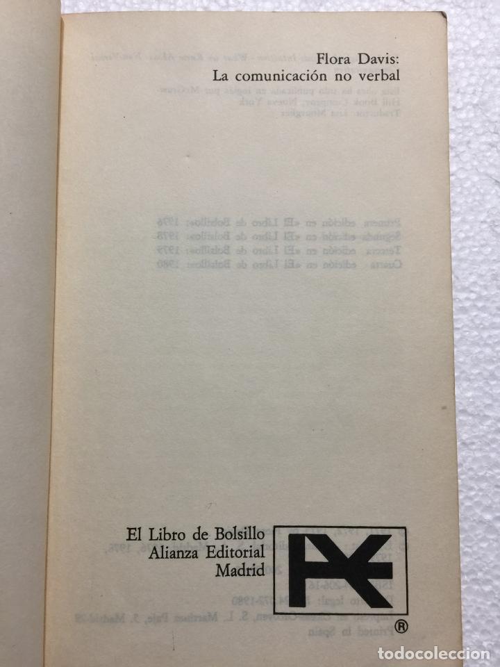 Libros de segunda mano: La comunicaci&oacute;n no verbal - Flora Davis - Foto 5