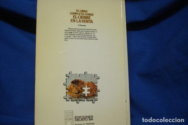 Libros de segunda mano: EL LIBRO COMPLETO SOBRE EL CIERRE EN LA VENTA -S. MASSIMINO -ED. DEUSTO 1986 - Foto 4