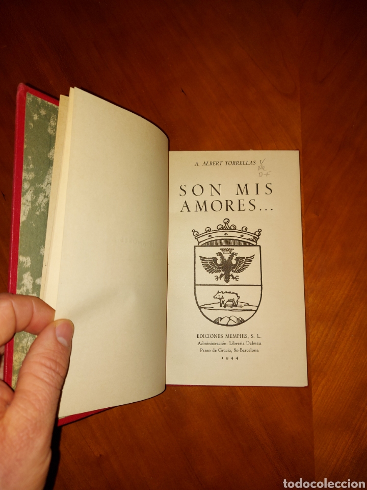 Libros de segunda mano: Ilustrado Son mis Amores 1944 Albert Torrellas Ediciones Memphis - Foto 1