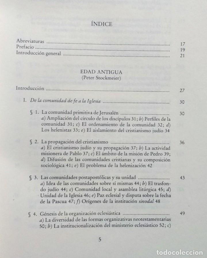 Libros de segunda mano: HISTORIA DE LA IGLESIA CATOLICA - HERDER 1989 - Foto 4