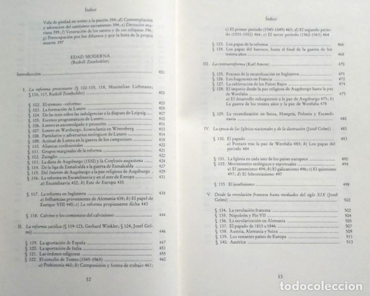 Libros de segunda mano: HISTORIA DE LA IGLESIA CATOLICA - HERDER 1989 - Foto 8