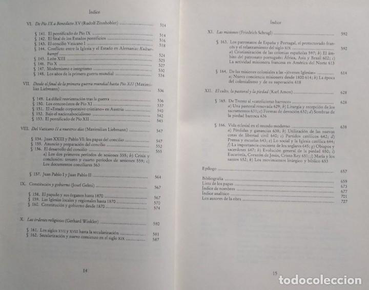Libros de segunda mano: HISTORIA DE LA IGLESIA CATOLICA - HERDER 1989 - Foto 9