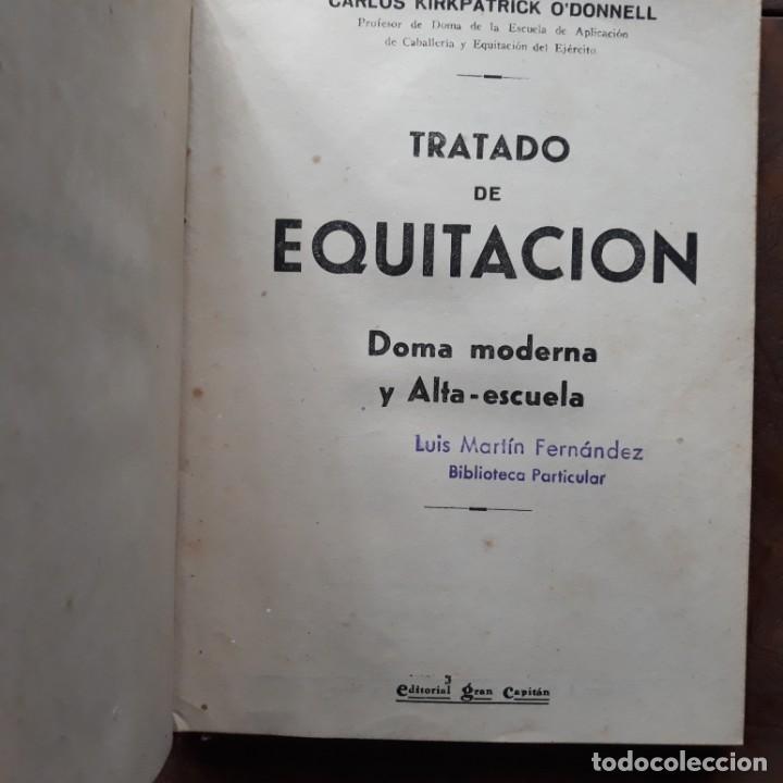 Libros de segunda mano: Tratado de equitaci&oacute;n. Doma moderna y alta escuela. Carlos Kirkpatrick. - Foto 1