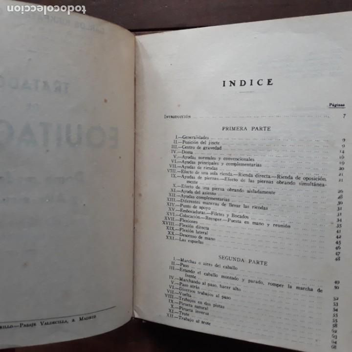 Libros de segunda mano: Tratado de equitaci&oacute;n. Doma moderna y alta escuela. Carlos Kirkpatrick. - Foto 6