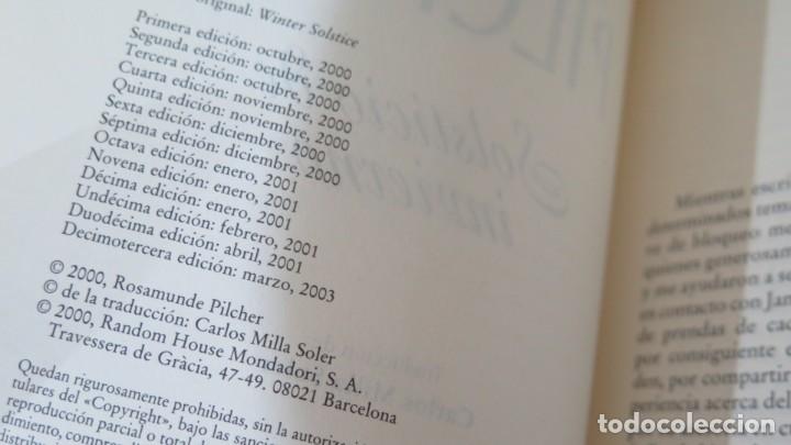 Libros de segunda mano: SOLSTICIO DE INVIERNO. ROSAMUNDE PILCHER - Foto 3
