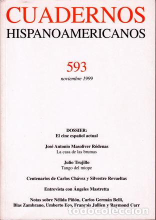 Libros de segunda mano: Cuadernos Hispanoamericanos N&ordm; 593 - Foto 1