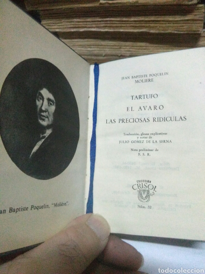Libros de segunda mano: Moliere. Tartufo .Editorial AGUILAR.(CRISOL) - Foto 1