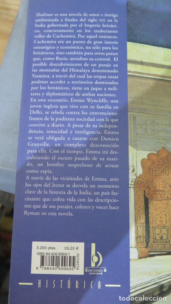 Libros de segunda mano: 2000.- SHALIMAR. RYMAN - Foto 2