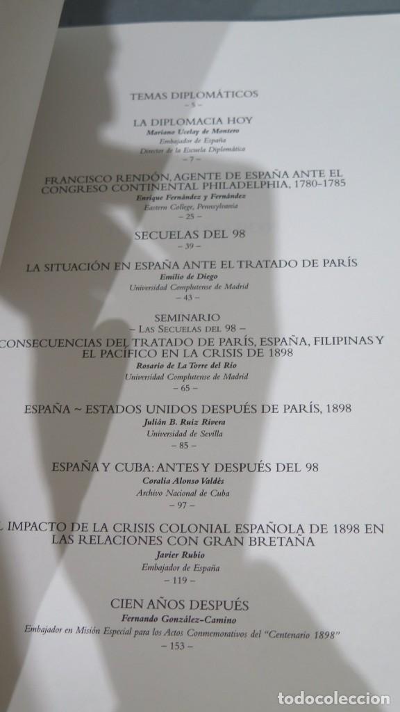 Libros de segunda mano: SECUELAS DEL 98. CUADERNOS DE ESCUELA DIPLOMATICA - Foto 2