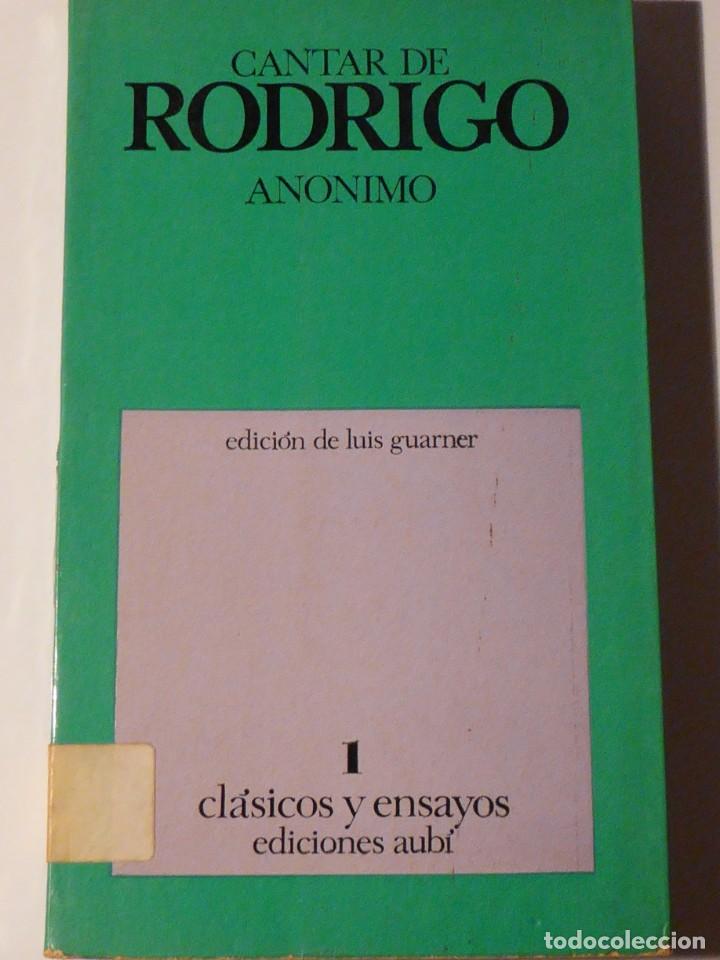 Libros de segunda mano: Canta de Rodrigo. An&oacute;nimo - Foto 1