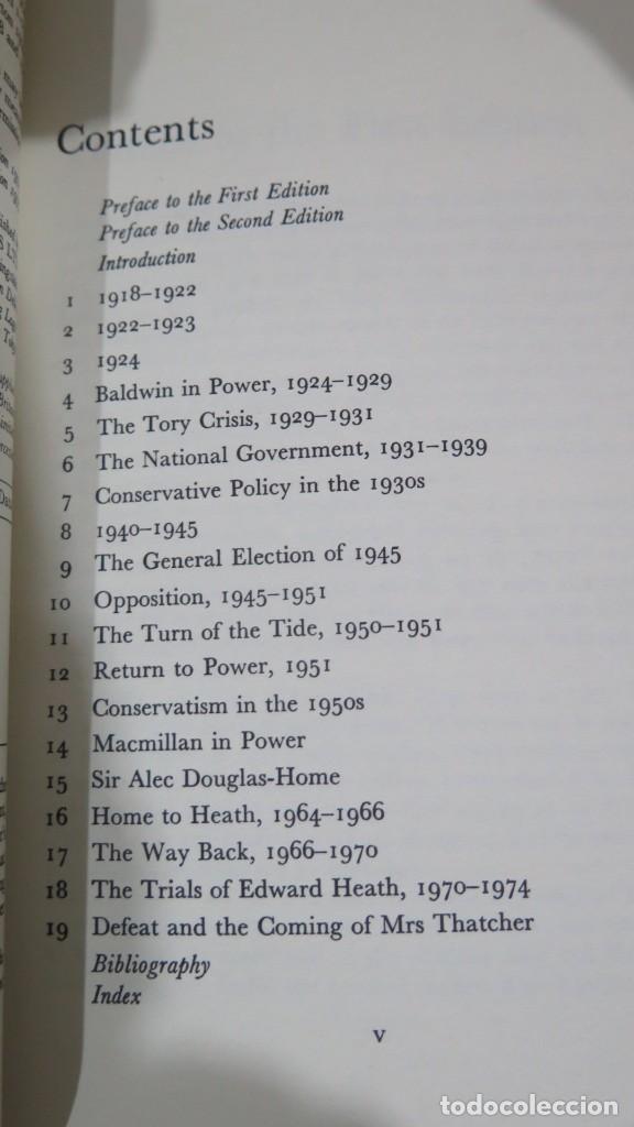 Libros de segunda mano: THE CONSERVATIVE PARTY. 1918-1979. VV.AA - Foto 2