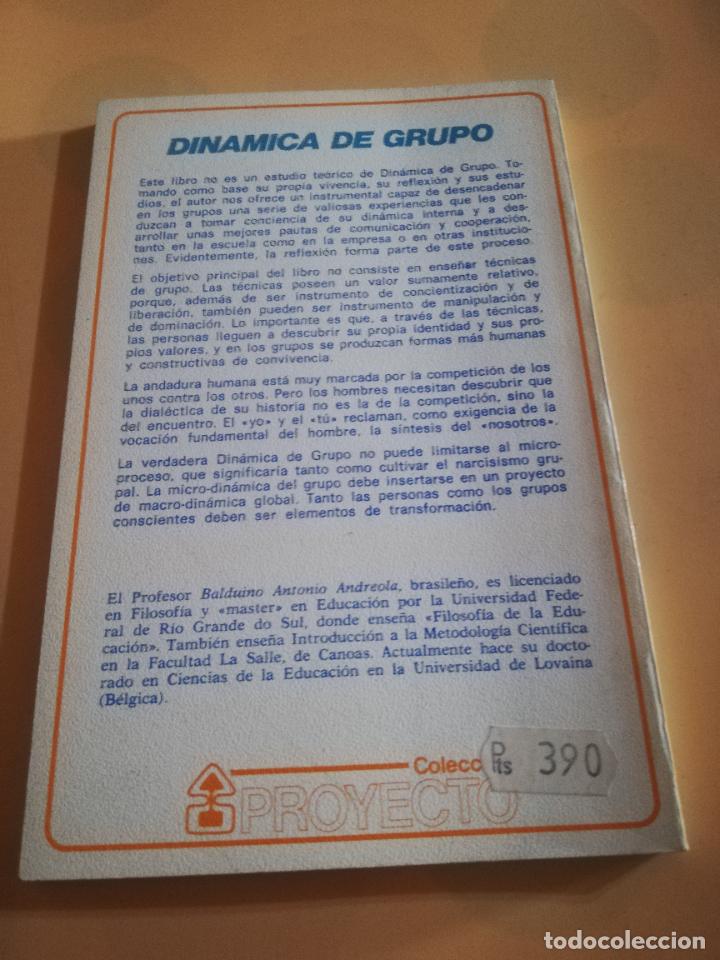 Libros de segunda mano: DINAMICA DE GRUPO. BALDUINO A. ANDREOLA. EDITORIAL SAL TERRAE. - Foto 4