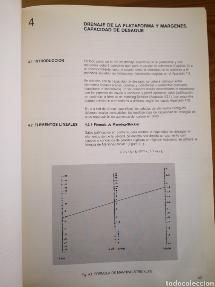 Libros de segunda mano: DRENAJE SUPERFICIAL - MOPU - INSTRUCCI&Oacute;N 5.2-IC, 1990 - Foto 3