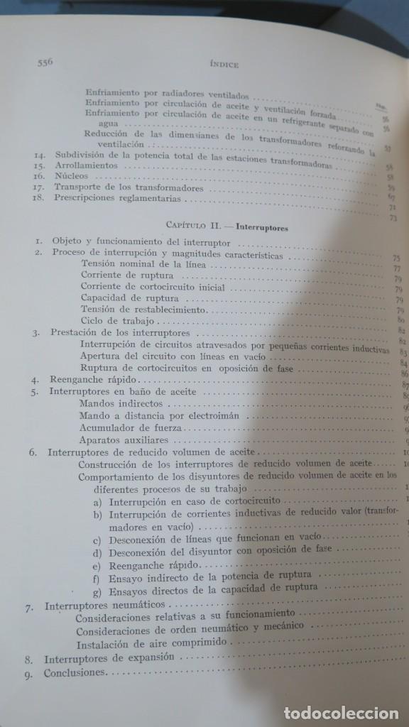 Libros de segunda mano: ESTACIONES TRANSFORMADORAS Y DE DISTRIBUCION. ZOPPETTI - Foto 6