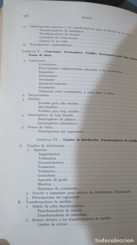 Libros de segunda mano: ESTACIONES TRANSFORMADORAS Y DE DISTRIBUCION. ZOPPETTI - Foto 8