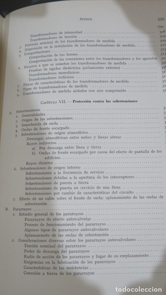 Libros de segunda mano: ESTACIONES TRANSFORMADORAS Y DE DISTRIBUCION. ZOPPETTI - Foto 9