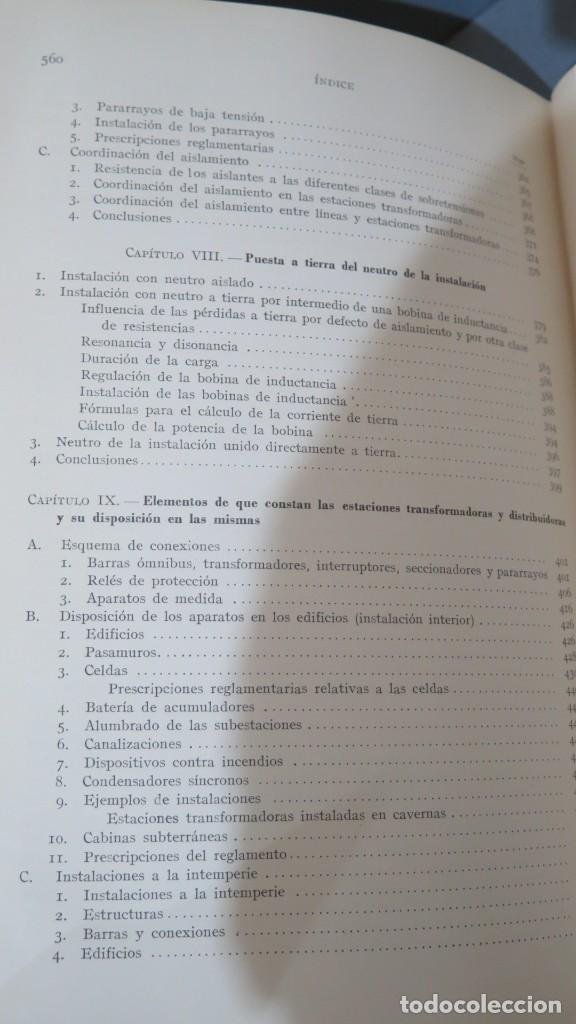 Libros de segunda mano: ESTACIONES TRANSFORMADORAS Y DE DISTRIBUCION. ZOPPETTI - Foto 10