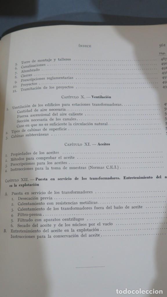 Libros de segunda mano: ESTACIONES TRANSFORMADORAS Y DE DISTRIBUCION. ZOPPETTI - Foto 11