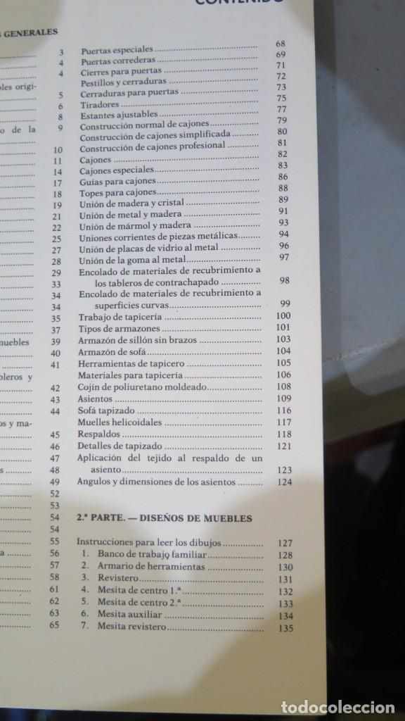 Libros de segunda mano: COMO CONSTRUIR EL MUEBLE MODERNO. MARIO DAL FABBRO - Foto 3