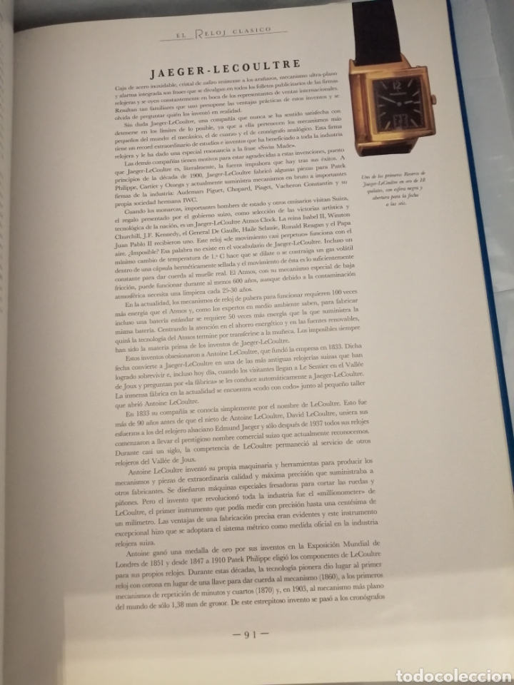 Libros de segunda mano: EL RELOJ CL&Aacute;SICO - Foto 8