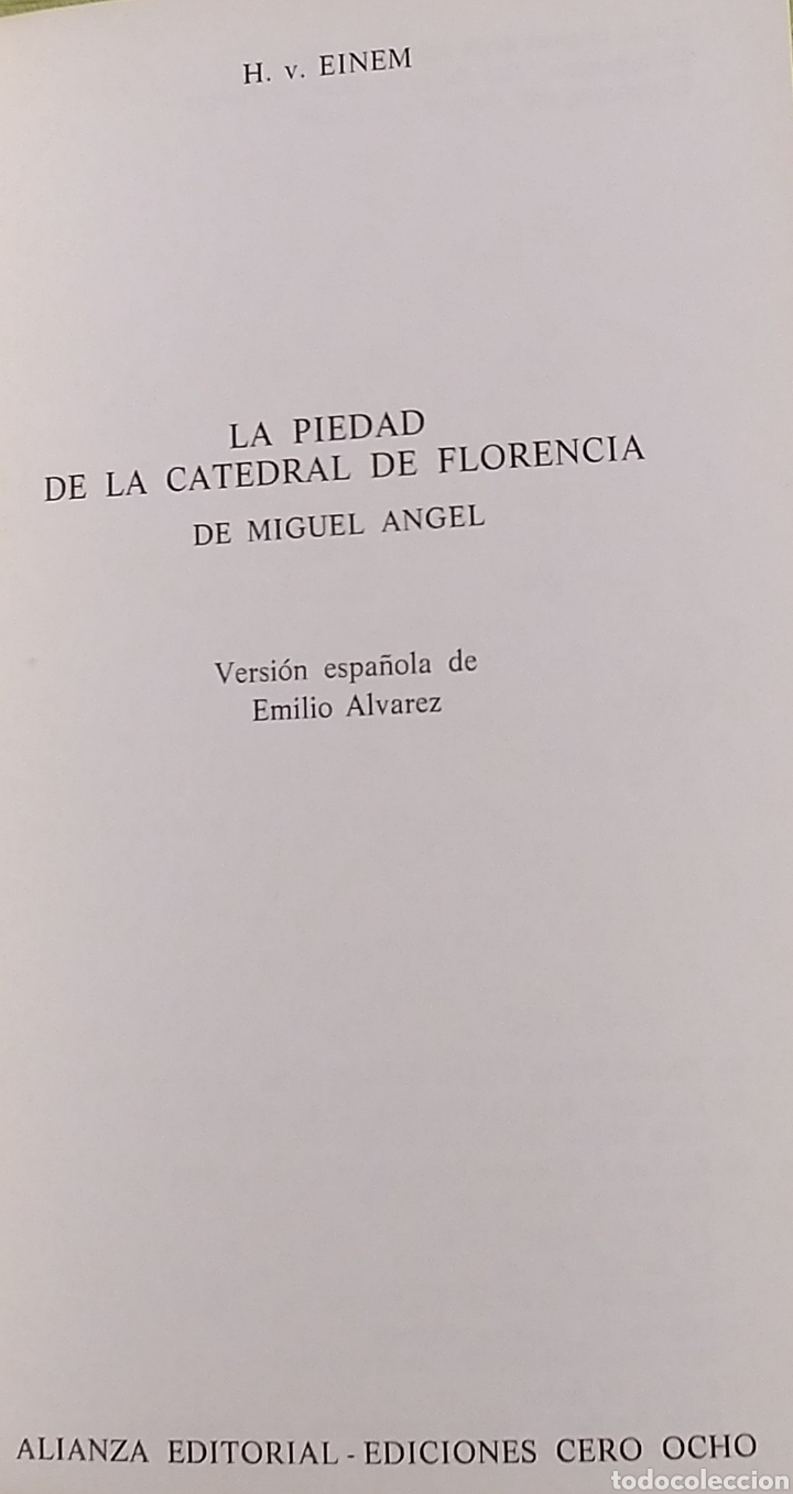 Libros de segunda mano: MIGUEL ANGEL. LA PIEDAD DE FLORENCIA - Foto 4