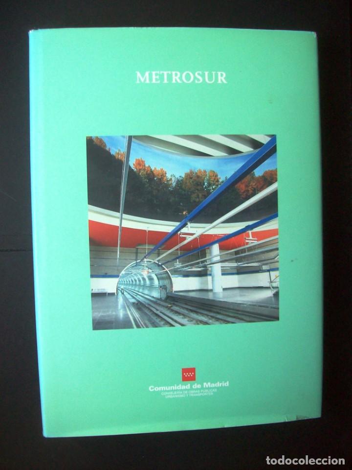 Libros de segunda mano: METROSUR MADRID.CONSEJERIA OBRAS PUBLICAS URBANISMO Y TRANSPORTE.