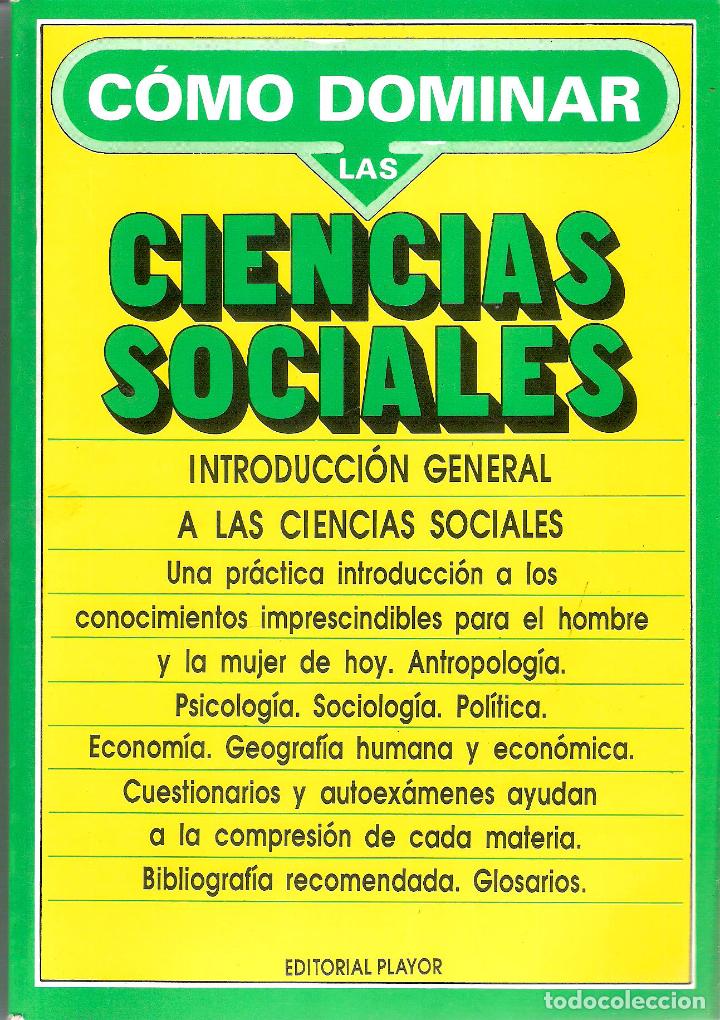 Libros de segunda mano: COMO DOMINAR LAS CIENCIAS SOCIALES - EDITORIAL PLAYOR - Foto 1