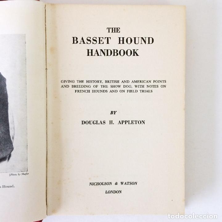 Libros de segunda mano: libro THE BASSET HOUND HANDBOOK - DOUGLAS H. APPLETON - texto en ingl&eacute;s - Foto 2