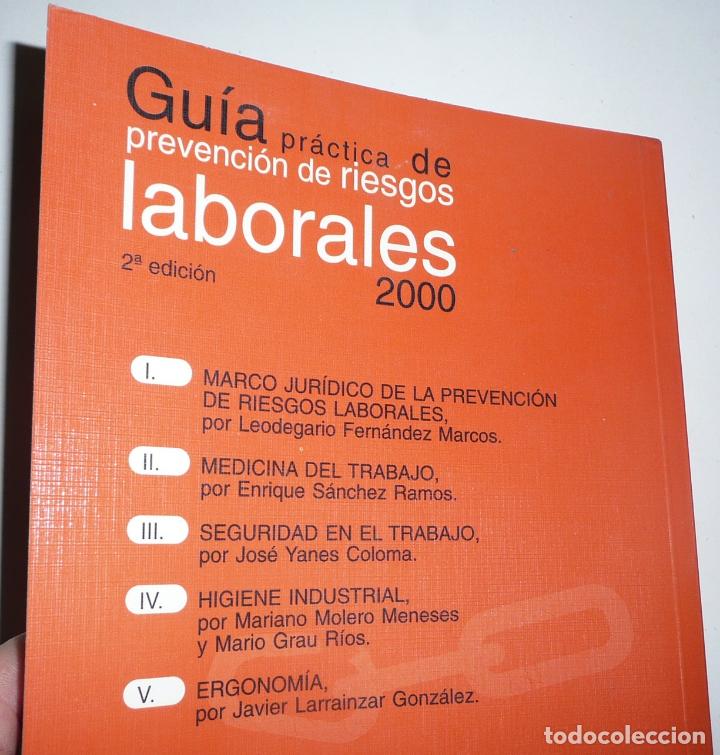 Libros de segunda mano: Gu&iacute;a pr&aacute;ctica de prevenci&oacute;n de riesgos laborales 2000 (ACARL, 2000) - Foto 2
