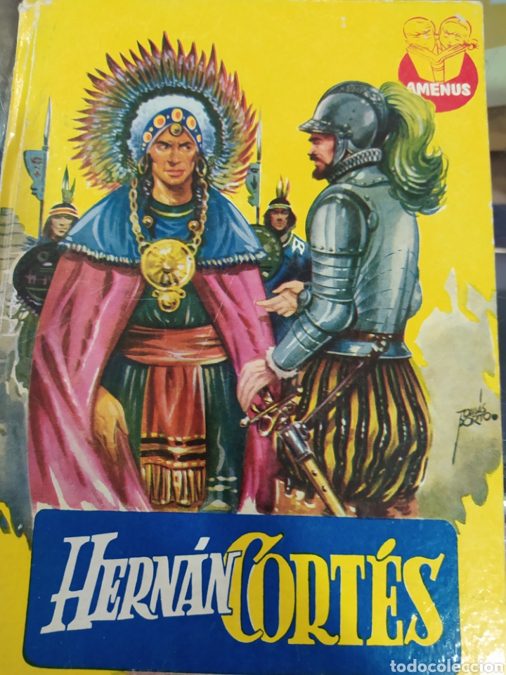 Libros de segunda mano: Hern&aacute;n Cort&eacute;s libro juvenil colecci&oacute;n a men&uacute;s 1959 - Foto 1
