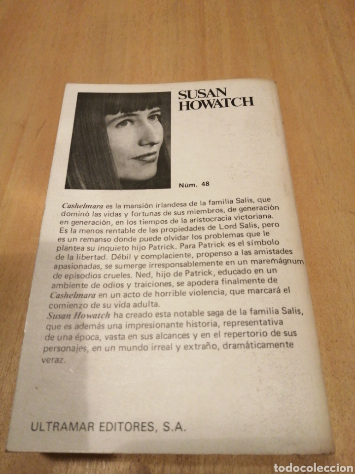 Libros de segunda mano: Cashelmara. Susan Howatch. Ultramar Editores. - Foto 2