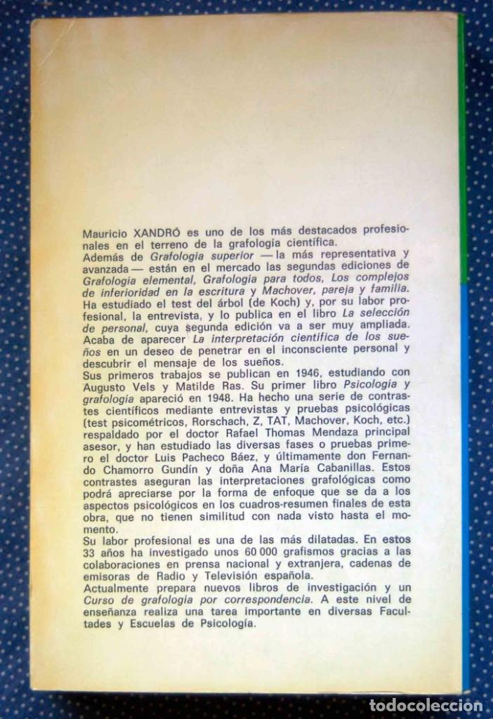 Libros de segunda mano: GRAFOLOG&Iacute;A SUPERIOR - MAURICIO XANDRO- Editorial HERDER - Foto 2