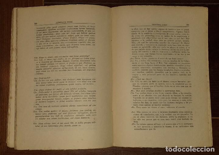 Libros de segunda mano: Di&aacute;logos de Juan Lu&iacute;s Vives - Foto 5
