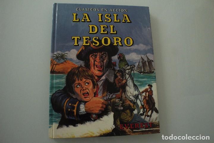 Libros de segunda mano: CL&Aacute;SICOS EN ACCI&Oacute;N LA ISLA DEL TESORO EVEREST - Foto 1