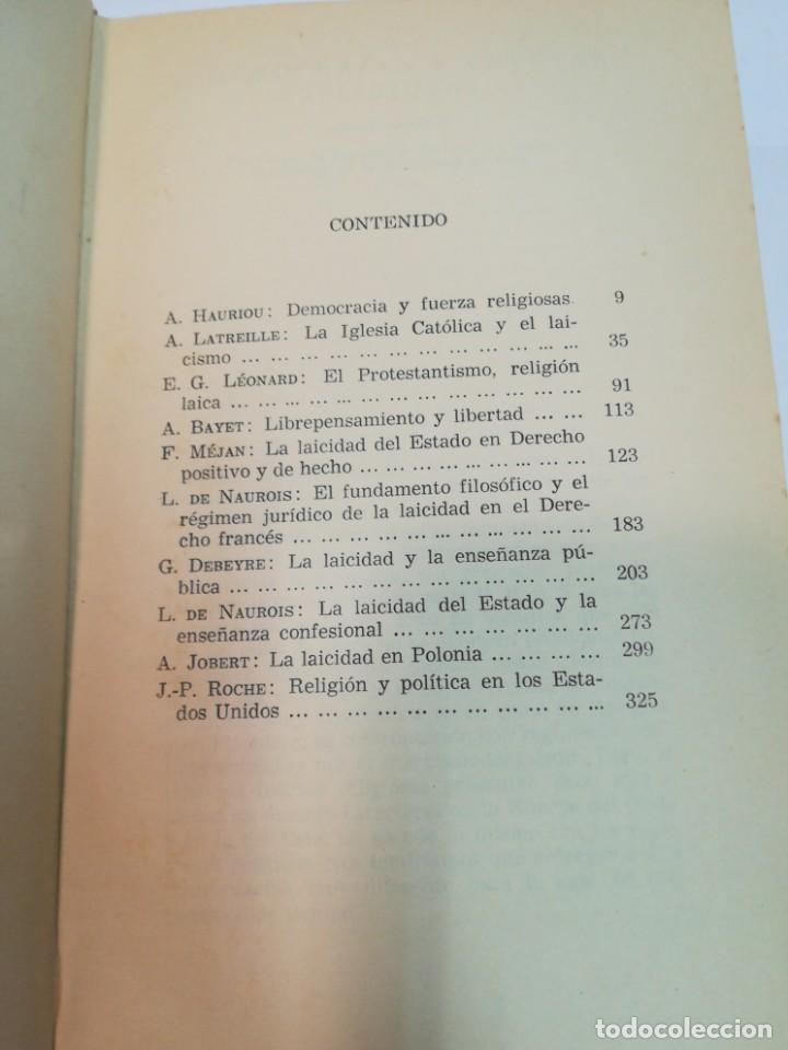 Libros de segunda mano: VV.AA La laicidad SA2446 - Foto 2